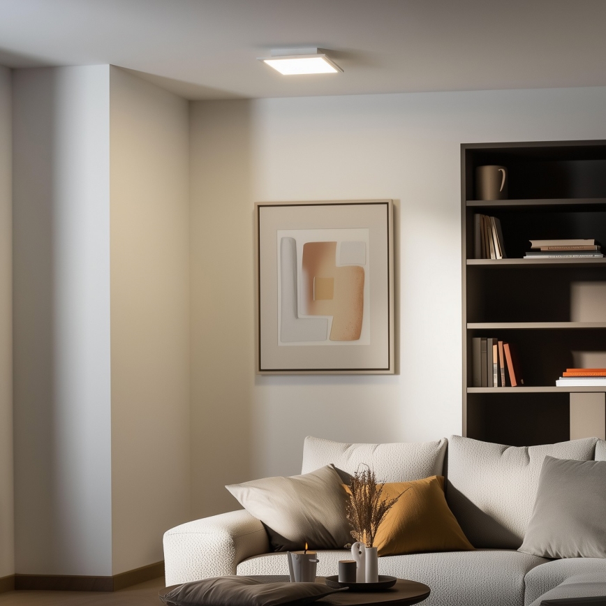 Eglo 79322 - LED Hämardatav laevalgusti SALOBRENA LED/16W/230V 4000K 30x30 cm valge