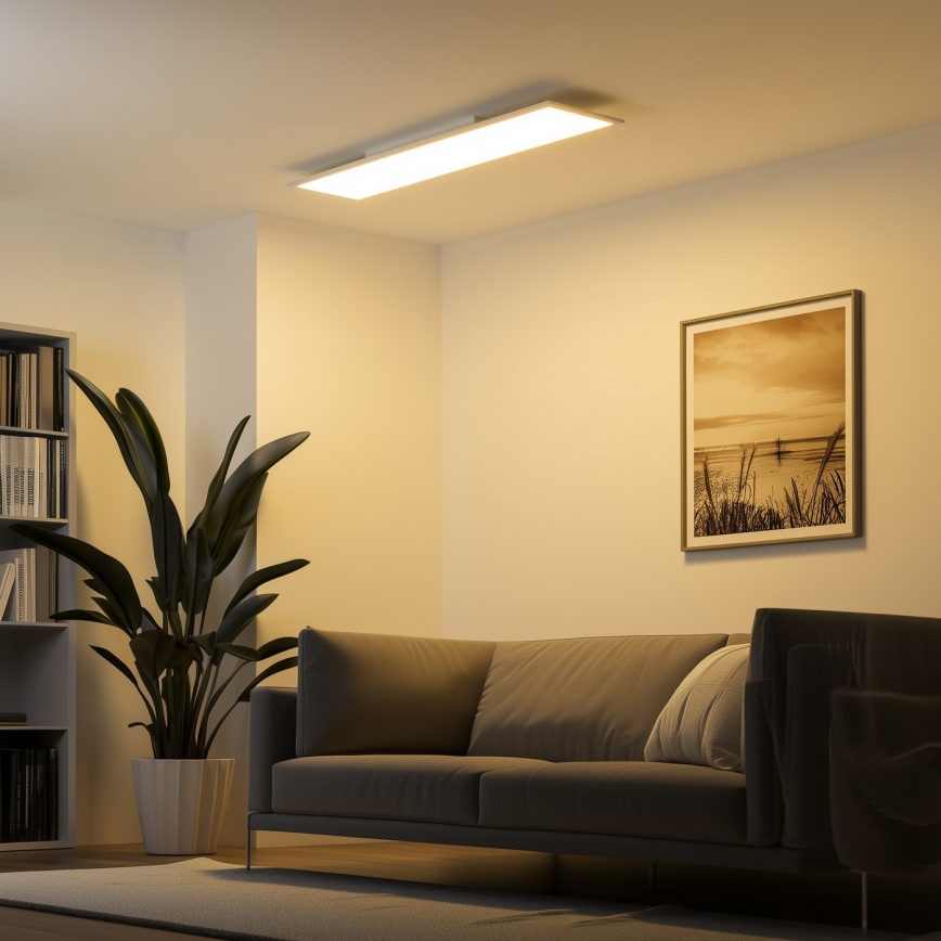 Eglo 79328 - LED Laevalgusti SALOBRENA-RW LED/34W/230V 2700/4000K 120x30 cm valge