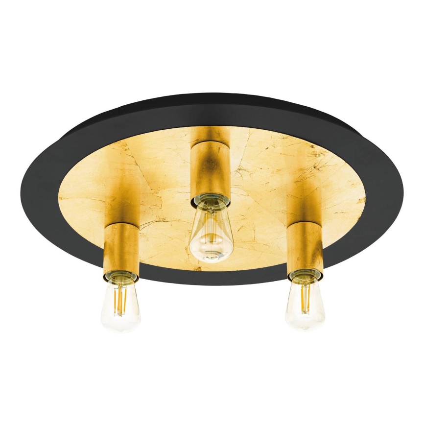 Eglo 79451 - Laevalgusti BONASORT 3xE27/60W/230V kuldne