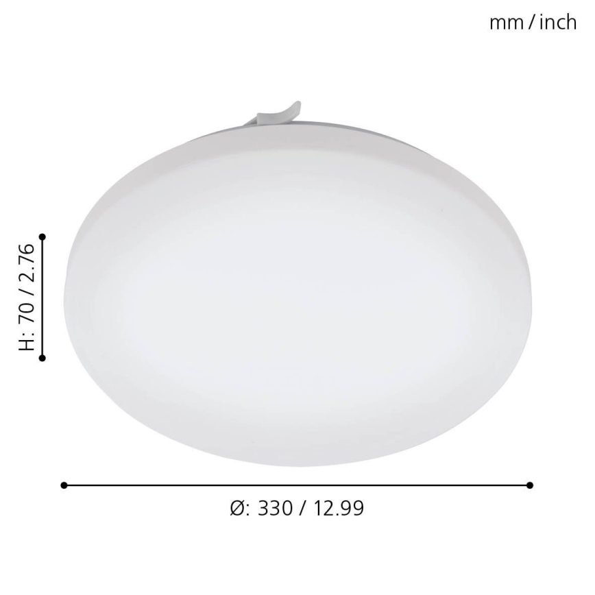 Eglo 79523 - LED Laevalgusti vannituppa TUSCOLA LED/14,6W/230V IP44