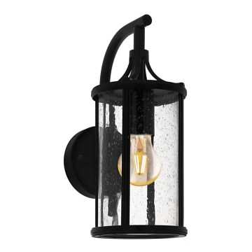 Eglo 79572 - Väli seinavalgusti SANTA FLAVIA 1xE27/60W/230V IP44 must