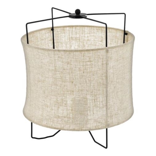 Eglo 79645 - Laualamp BRIDEKIRK 1xE27/40W/230V beež