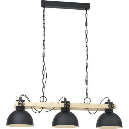 Eglo 79896 - Lühter LUBENHAM 3xE27/28W/230V
