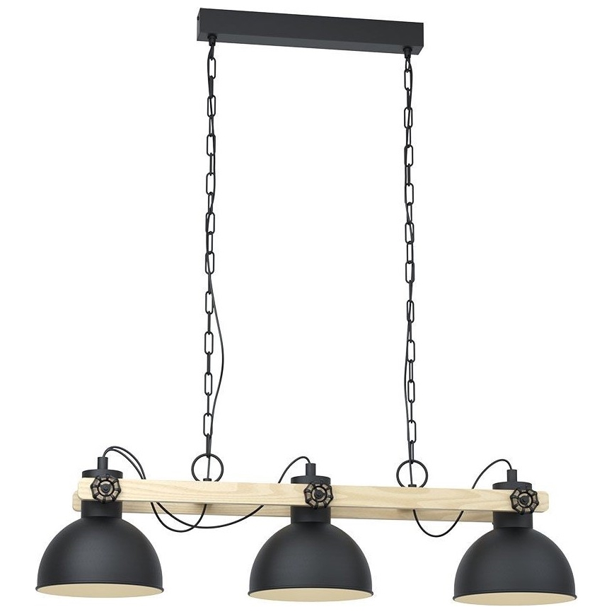 Eglo 79896 - Lühter LUBENHAM 3xE27/28W/230V