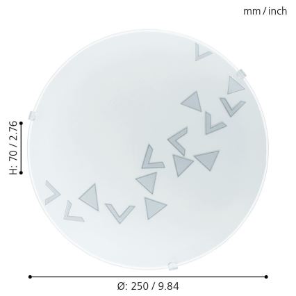 Eglo - Laevalgusti 1xE27/60W/230V