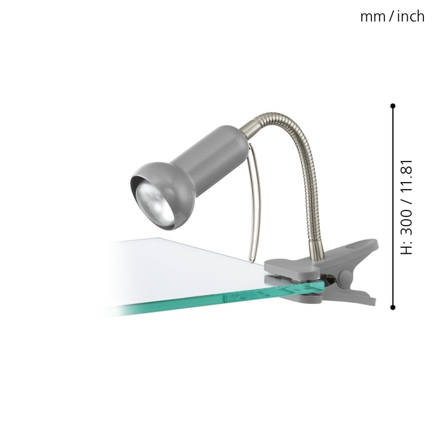 Eglo - Lamp klambriga  1xE14/40W/230V