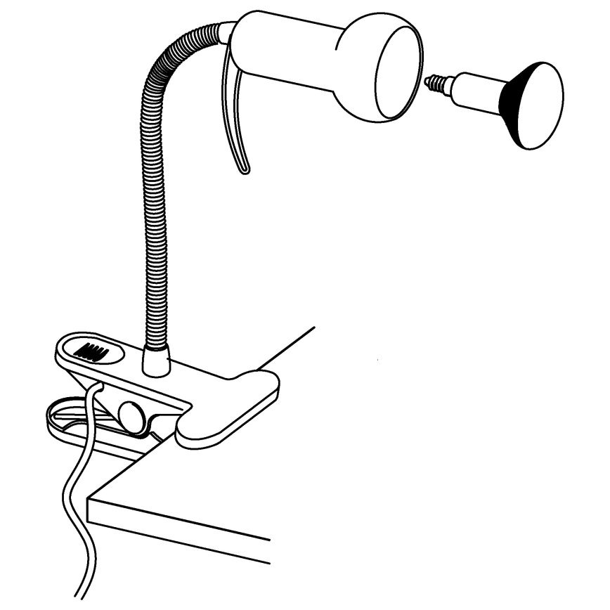 Eglo - Lamp klambriga  1xE14/40W/230V