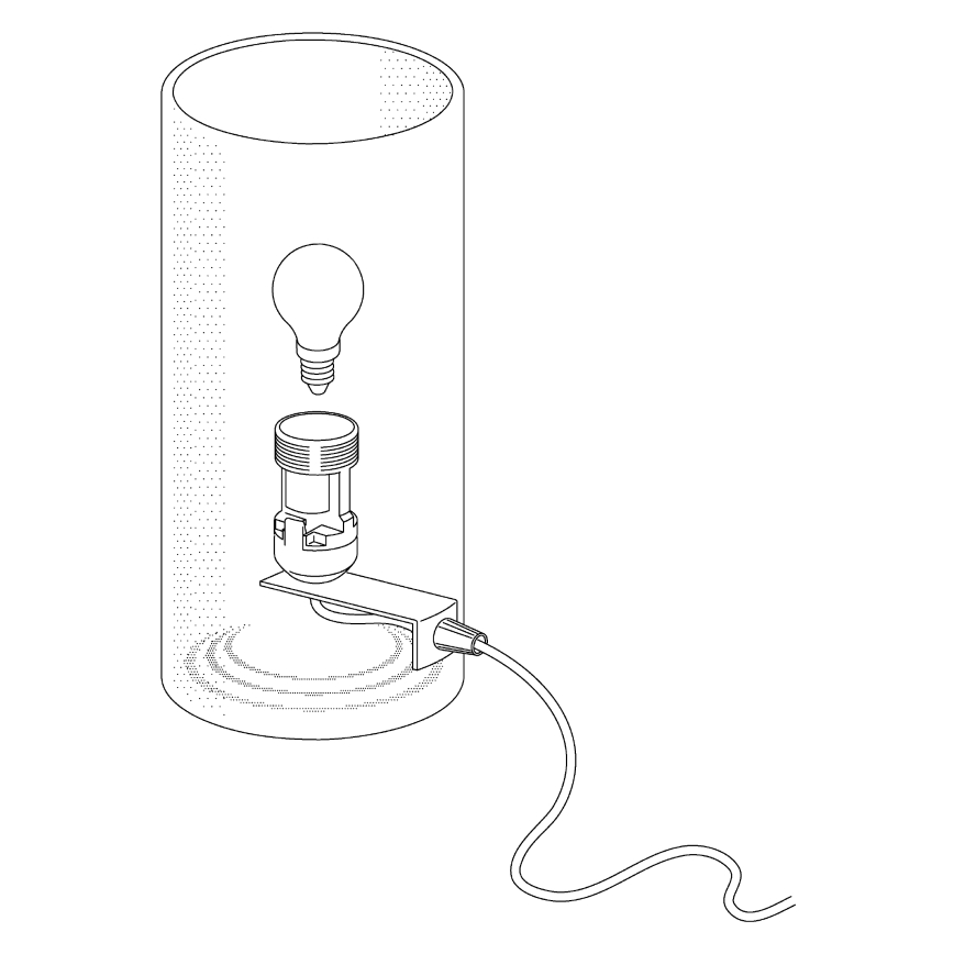 Eglo - Laualamp 1xE14/60W/230V