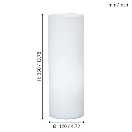 Eglo - Laualamp 1xE27/60W/230V