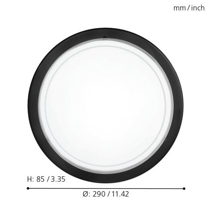 Eglo - Laevalgusti 1xE27/60W/230V