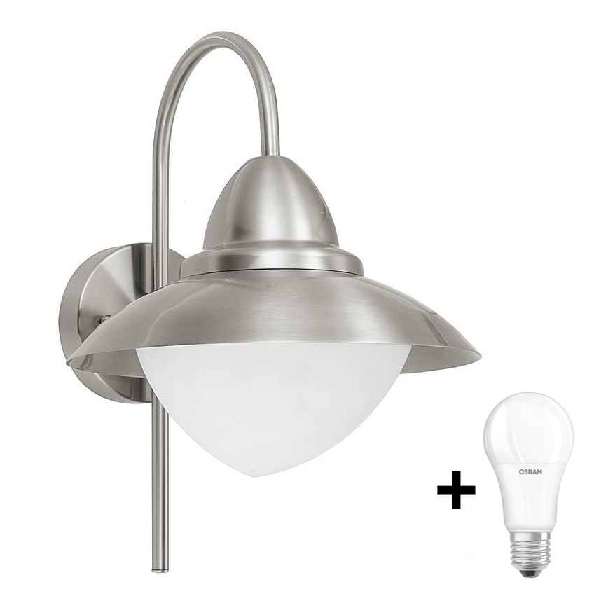 EGLO - LED Väli seinavalgusti 1xE27/8,5W - LED pirn TASUTA IP44 2700K