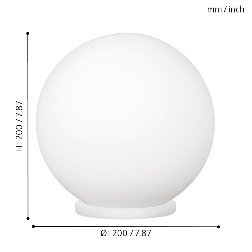 EGLO - Laualamp 1xE27/60W/230V d. 20 cm