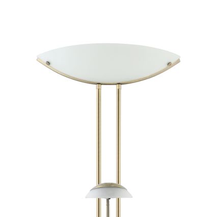 EGLO - Hämardatav põrandalamp BAYA 1xR7s/230W + 1xG9/33W pronks
