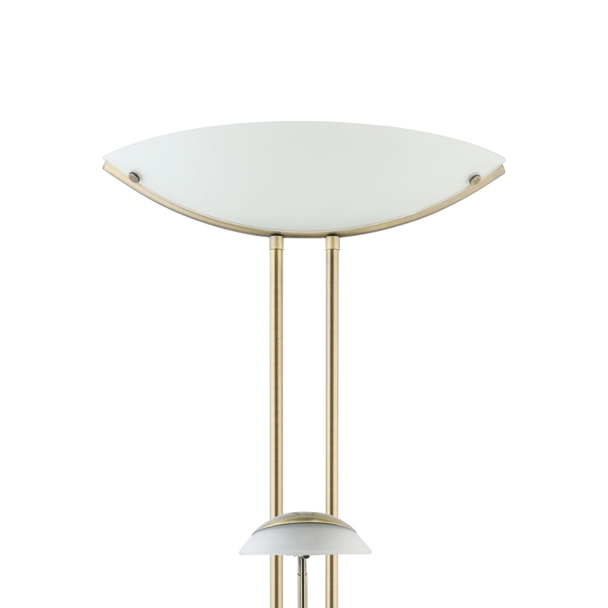EGLO - Hämardatav põrandalamp BAYA 1xR7s/230W + 1xG9/33W pronks