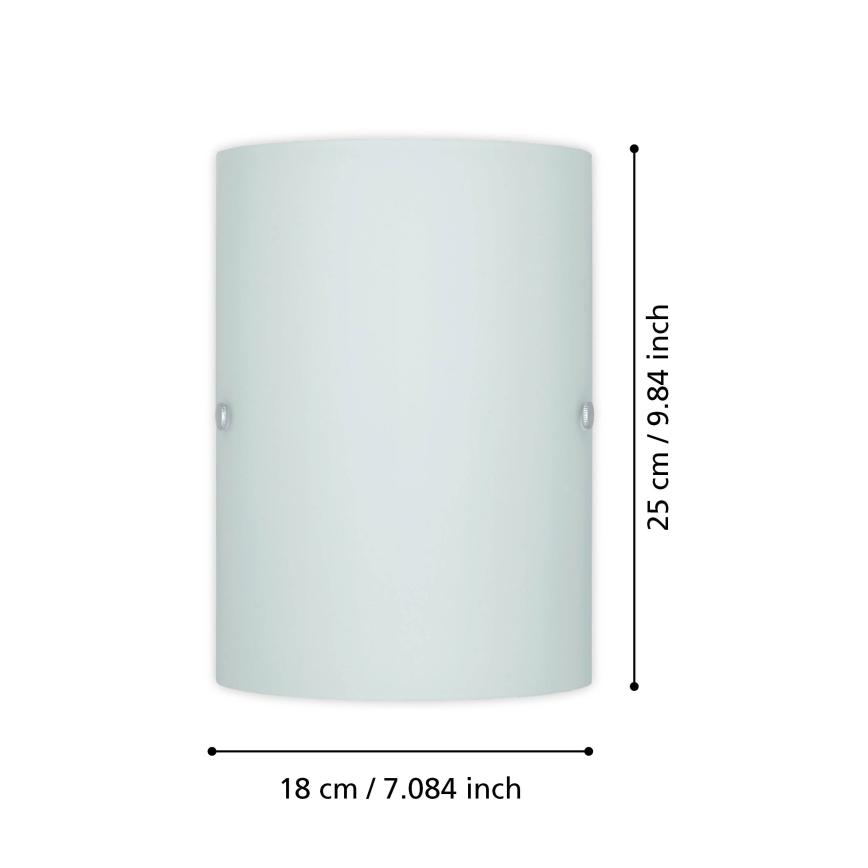 Eglo - Seinavalgusti 1x14/60W valge