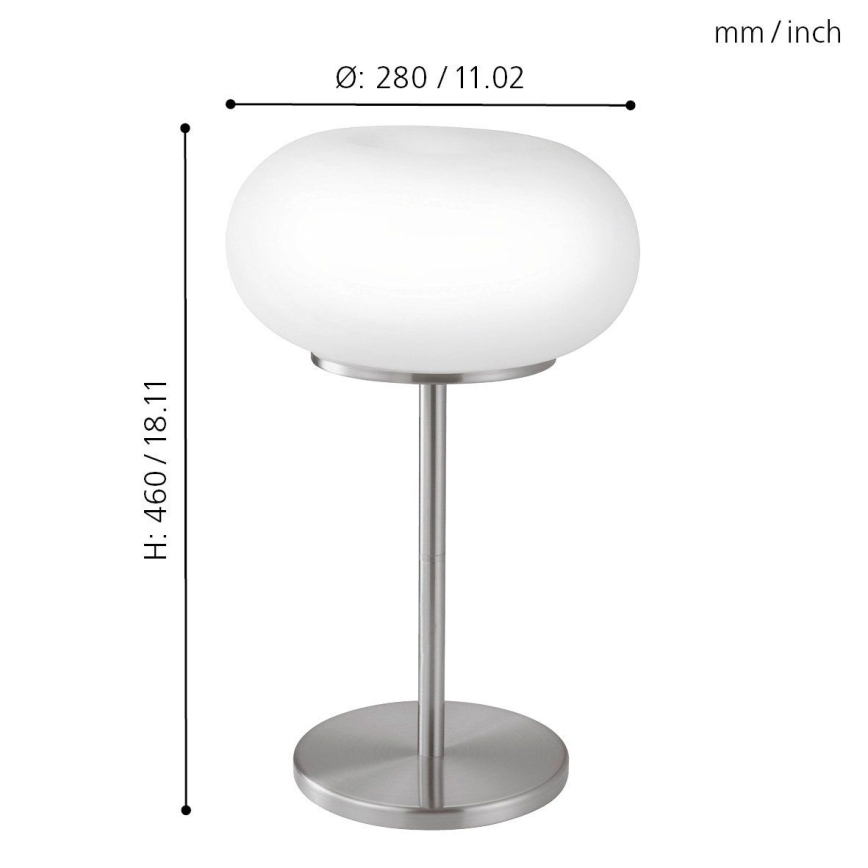 EGLO - Laualamp OPTICA 2xE27/60W d. 28 cm