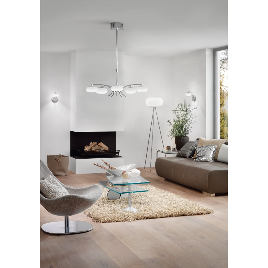 EGLO - Põrandalamp OPTICA 2xE27/60W d. 35 cm