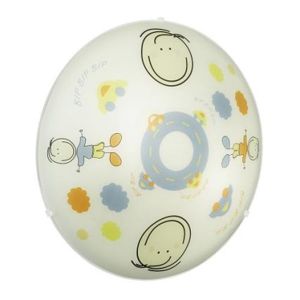 EGLO 88972 - Laste laelamp JUNIOR 2  2xE27/60W värviline