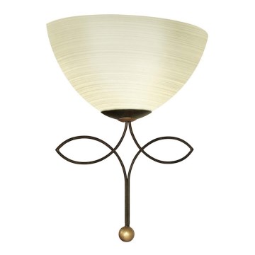 EGLO 89135 - Seinavalgusti BELUGA 1xE27/60W antiikpruun