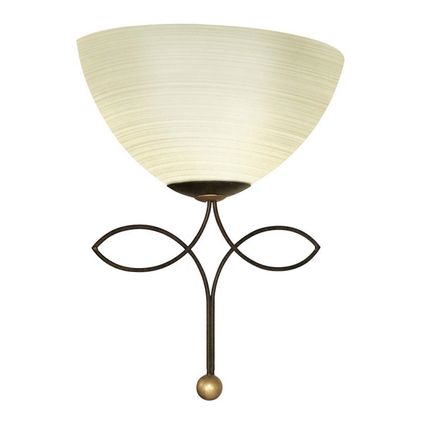 EGLO 89135 - Seinavalgusti BELUGA 1xE27/60W antiikpruun