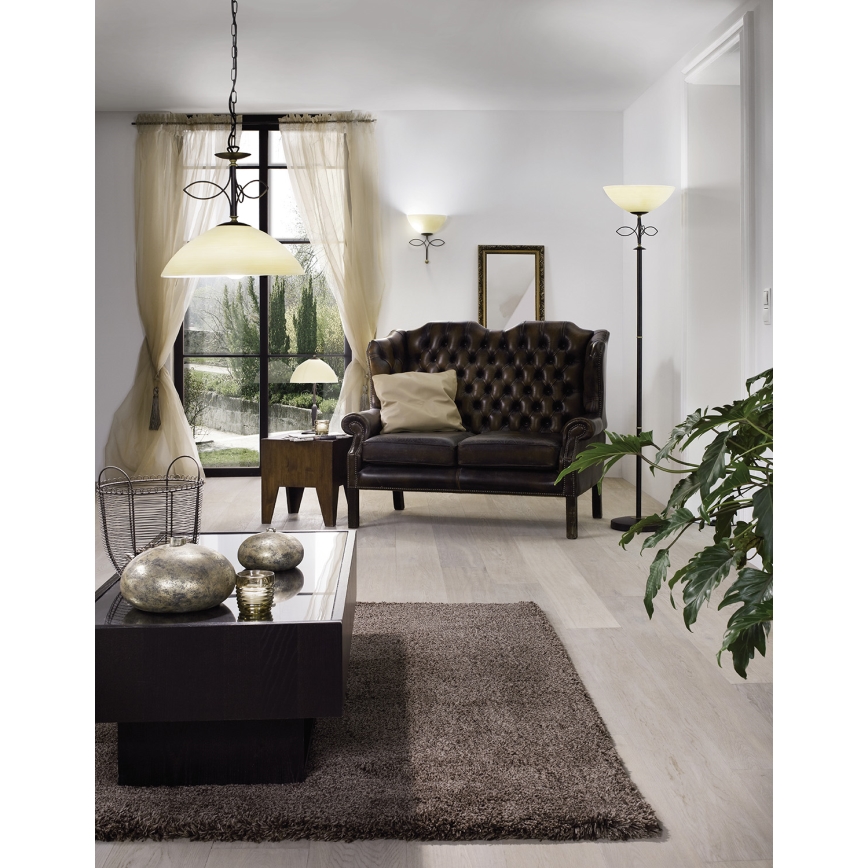 EGLO 89135 - Seinavalgusti BELUGA 1xE27/60W antiikpruun