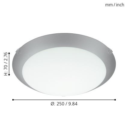 Eglo - Laevalgusti 1xE27/25W/230V