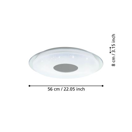 Eglo - LED Hämardatav laevalgusti LED/44,8W/230V 2700-6500K ZigBee