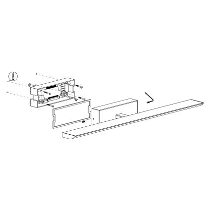 Eglo - LED RGBW Hämardatav vannitoa peeglivalgusti 21,5W/230V IP44 ZigBee