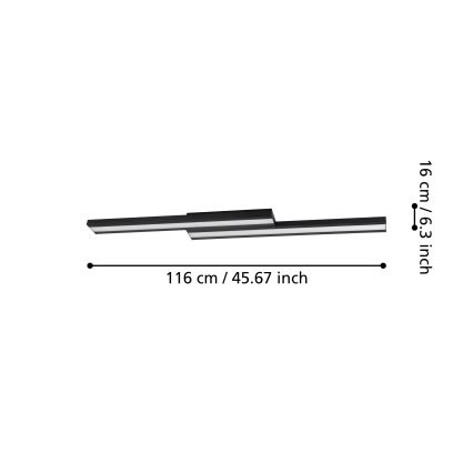 Eglo - LED RGBW Hämardatav laevalgusti LED/20,4W/230V ZigBee