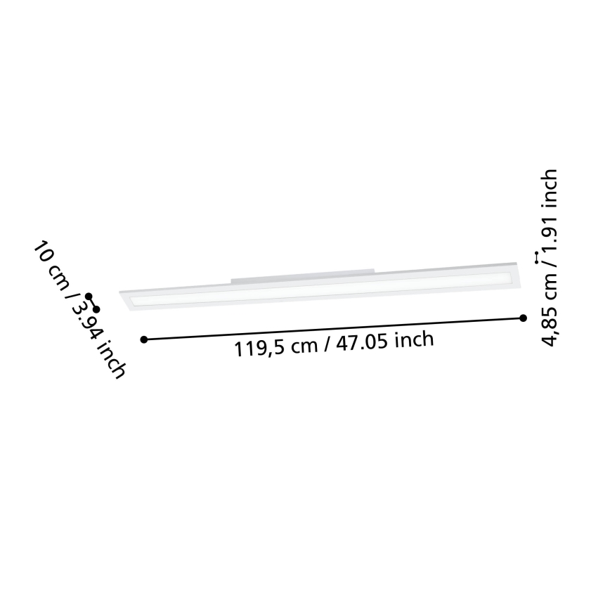 Eglo - LED Hämardatav laevalgusti LED/33,5W/230V 2700-6500K valge ZigBee