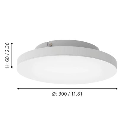 Eglo - LED RGBW Hämardatav laevalgusti LED/15,7W/230V ZigBee