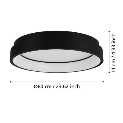 Eglo - LED RGBW Hämardatav laevalgusti LED/26W/230V ZigBee