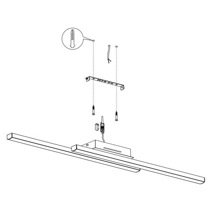 Eglo - LED RGBW Hämardatav laevalgusti LED/32W/230V must ZigBee