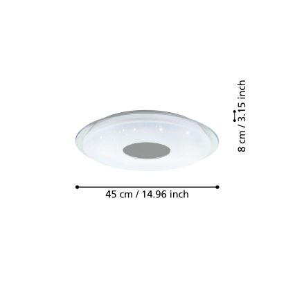 Eglo - LED Hämardatav laevalgusti LED/19,2W/230V ZigBee