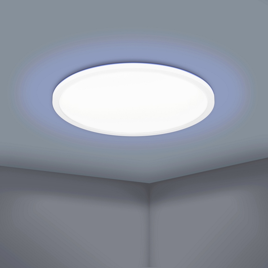 Eglo 900086 - LED RGB Hämardatav laevalgusti ROVITO-Z LED/14,6W/230V 2700-6500K d. 29,5 cm valge