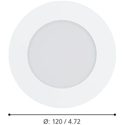 Eglo- LED Hämardatav valgusti vannituppa LED/5,4W/230V IP44 ZigBee