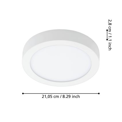 Eglo - LED Hämardatav laevalgusti vannituppa LED/16,5W/230V 2700-6500K IP44 ZigBee