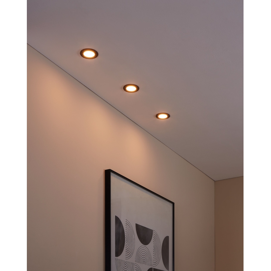 Eglo - OMPLEKT 3x LED Hämardatav valgusti vannituppa FUEVA-Z  LED/2,8W/230V IP44