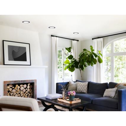 Eglo - hämardatav vannitoa lae sissepandav LED-valgusti LED/10,5W/230V 2700-6500K IP44 ZigBee läbimõõt 16,5 cm