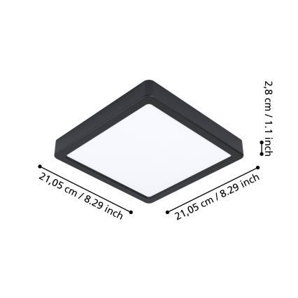 Eglo - LED Hämardatav laevalgusti vannituppa LED/16,5W/230V IP44 ZigBee