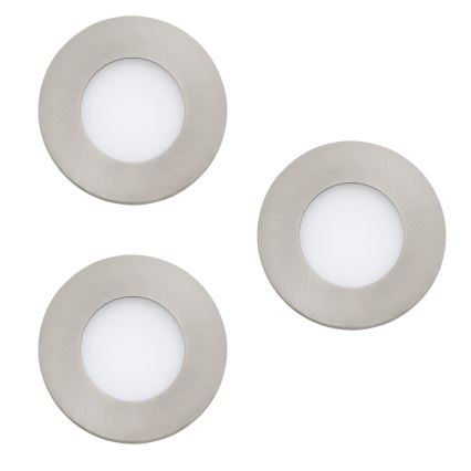 Eglo - OMPLEKT 3x LED Hämardatav valgusti vannituppa FUEVA-Z  LED/2,8W/230V IP44