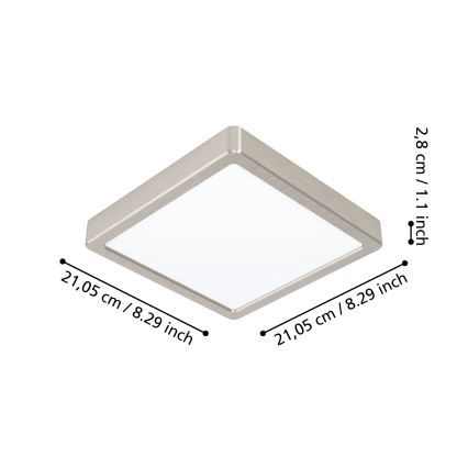 Eglo - LED Hämardatav valgusti vannituppa  LED/16,5W/230V IP44 ZigBee
