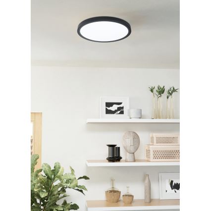 Eglo - LED Hämardatav valgusti vannituppa LED/19,5W/230V 2700-6500K IP44 must