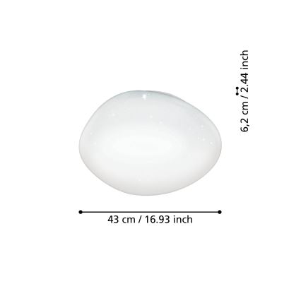 Eglo - LED RGBW Hämardatav laevalgusti LED/21,6W/230V ZigBee