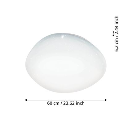 Eglo - LED RGBW Hämardatav laevalgusti LED/33W/230V ZigBee