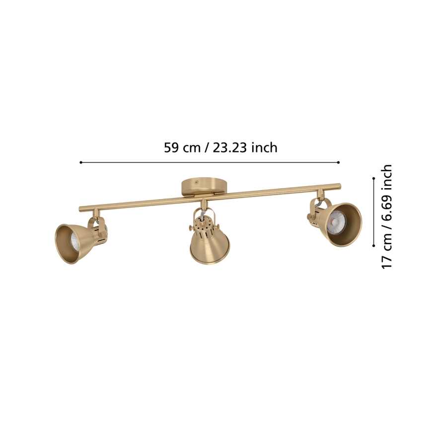 Eglo - LED Kohtvalgusti 3xGU10/3W/230V