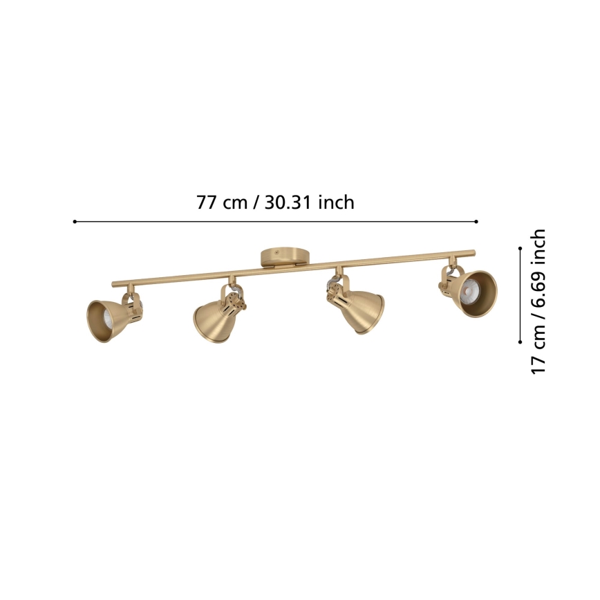 Eglo - LED Kohtvalgusti 4xGU10/3W/230V