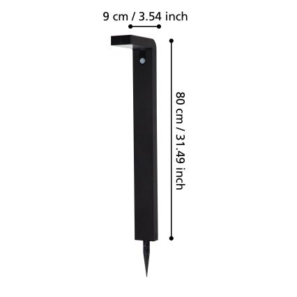 Eglo - LED Väli päikesepaneeliga valgusti anduriga 18xLED/0,2W/3,7V 2200 mAh IP44