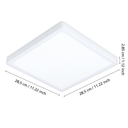 Eglo - LED Vannitoa laevalgusti LED/20,5W/230V IP44 valge