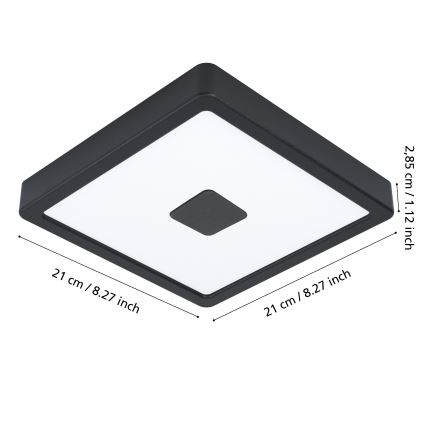 Eglo - LED Väli laevalgusti LED/17W/230V IP44 must